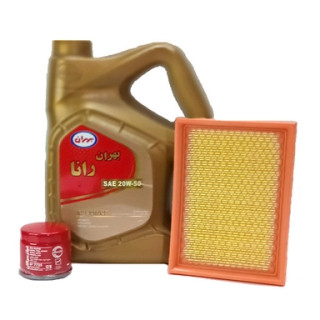 پکیج روغن موتور بهران رانا ۴ لیتر ۲۰W50 SM مناسب پراید
